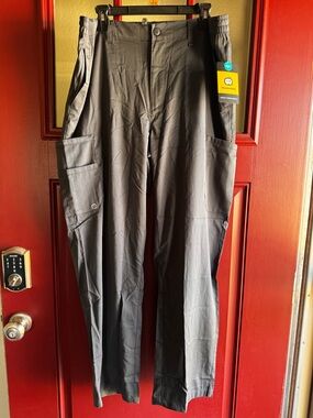 WonderWink Men's Charcoal Cargo Scrub Pants